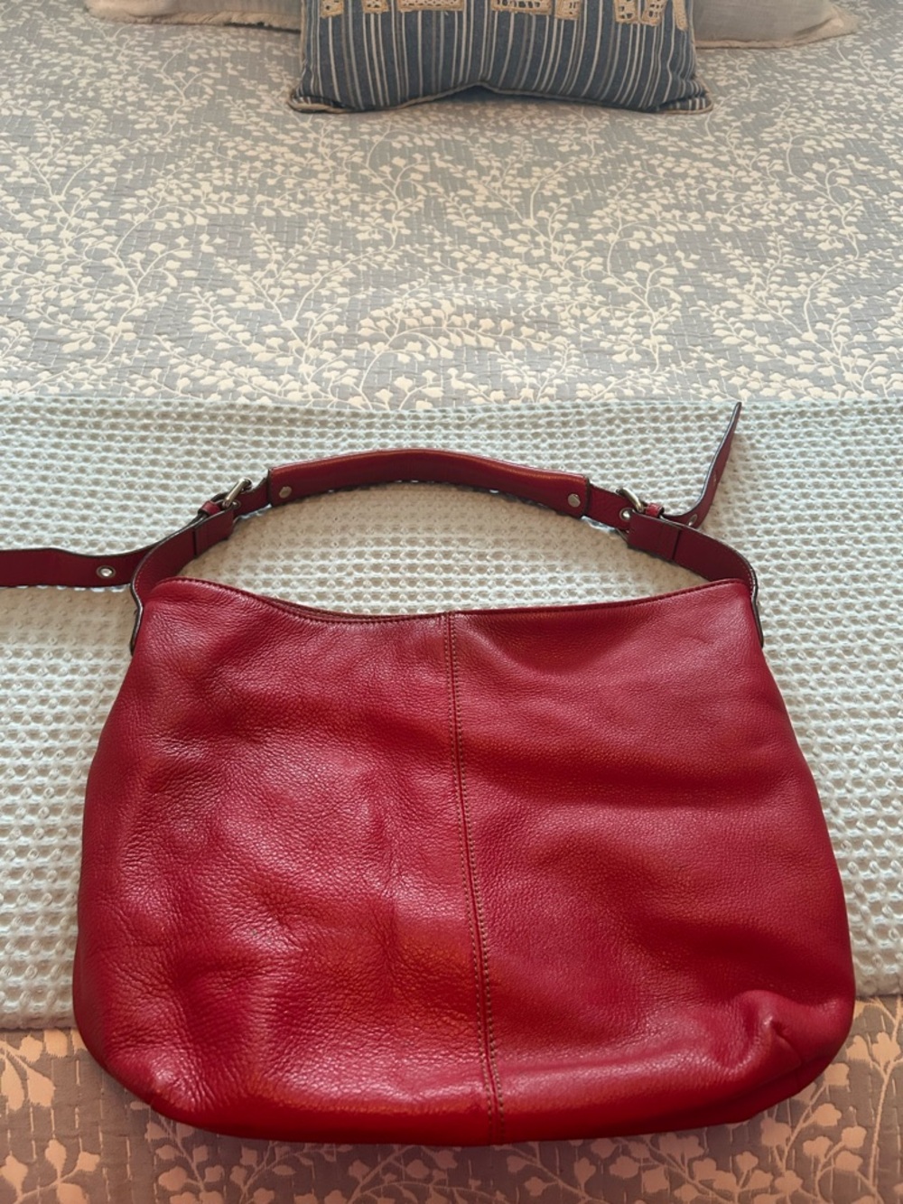 Tignanello leather hobo bag